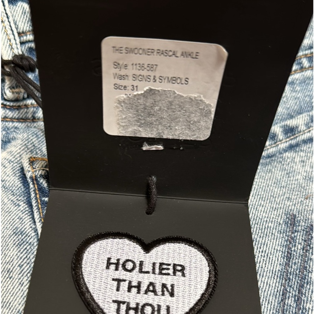 Mother Denim - The Swooner in a soft acid wash